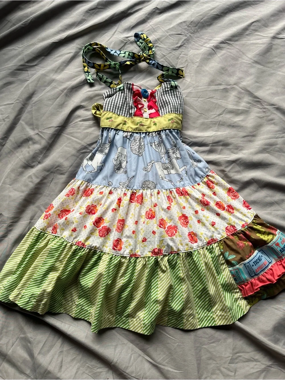 Matilda Jane Raffle Ticket Ellie Tiered Girls Dress